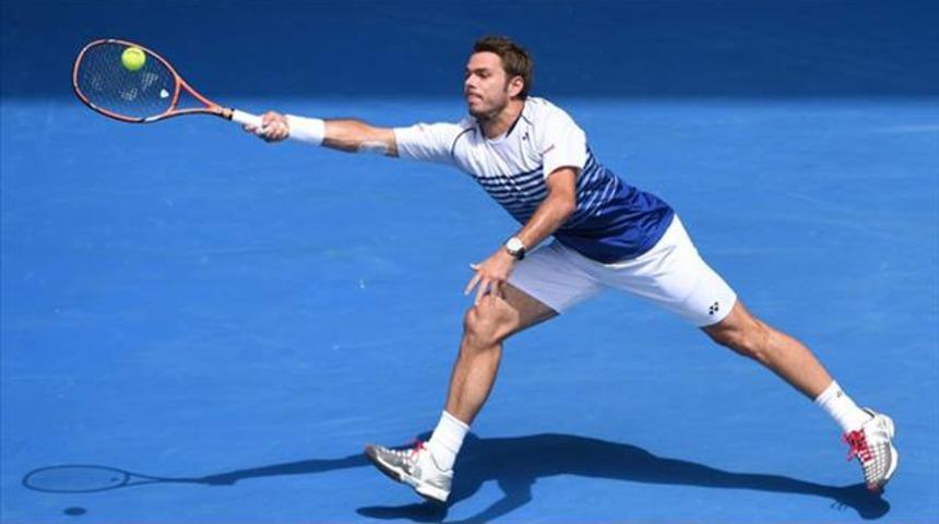 Şampiyon Wawrinka &ccedil;eyrek finalde