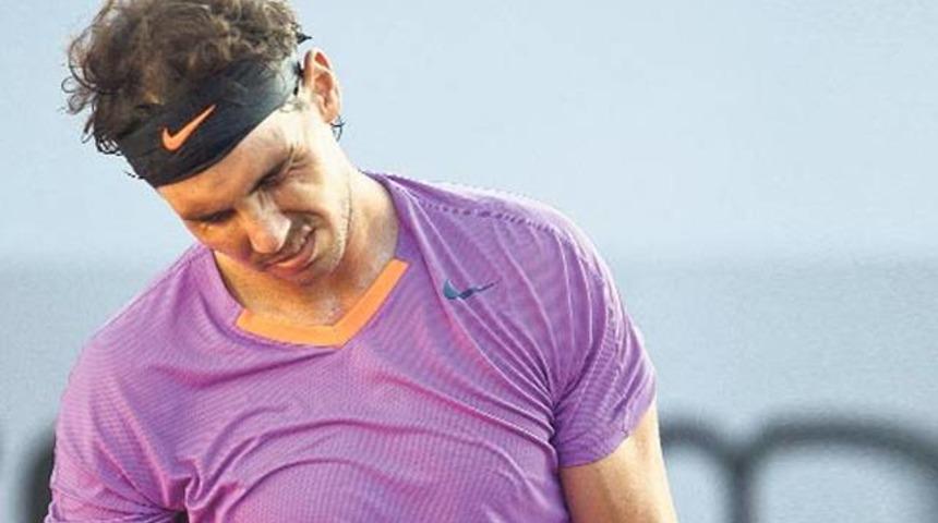 Nadal'a b&uuml;y&uuml;k şok