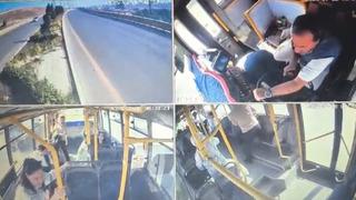 Şoför bir anda yere yığıldı: Az kalsın yola devrilecekti! Otobüste zor anlar...