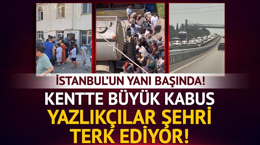 O ilde su krizi! Görenler hayrete düşüyor; Yazlıkçılar şehri terk ediyor