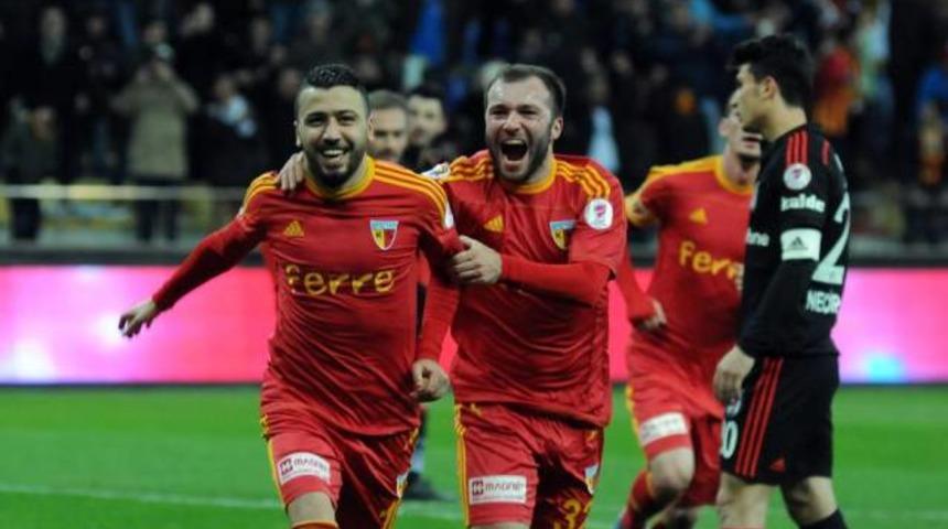 Kayserispor - Beşiktaş ma&ccedil;ının &ouml;zeti ve &ouml;nemli anları