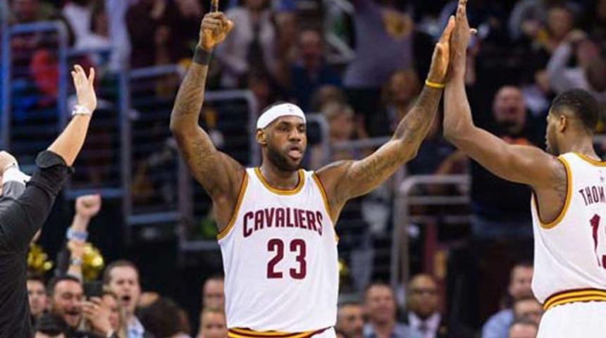 LeBron durdurulamıyor! 10'da 9...