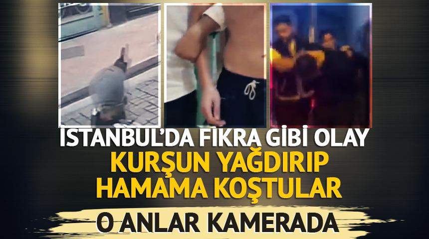Antika dükkanına kurşun yağdırıp hamamda eğlenmeye gittiler 