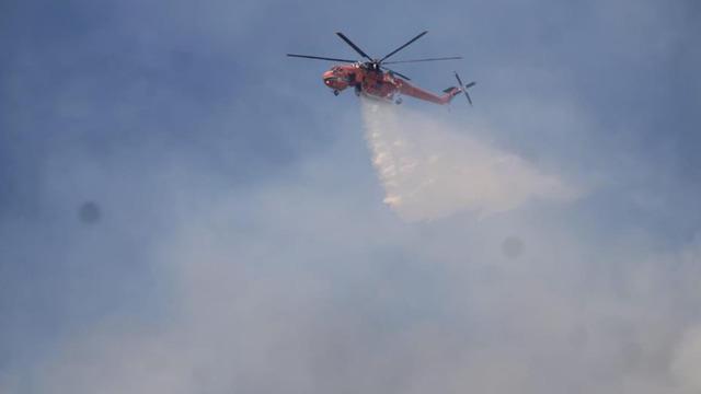 Aydın’daki yangına müdahale sürüyor