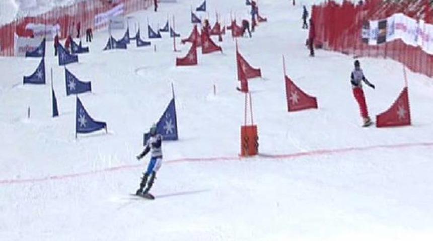 Erciyes'te Snowboard heyecanı