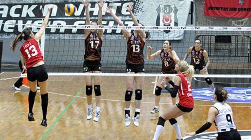 Eczacıbaşı Beşiktaş'ı rahat ge&ccedil;ti