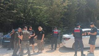 Gemlik'te ormanlarda dronlu denetim