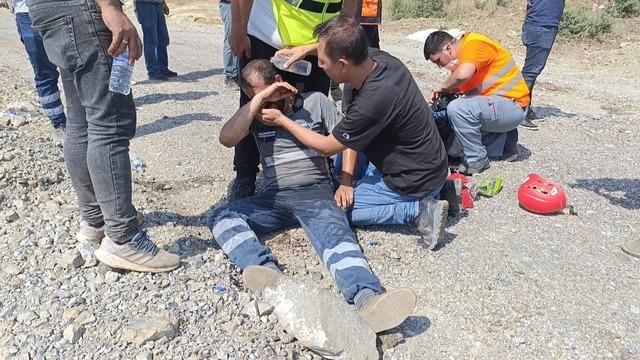 Yangına müdahale eden belediye işçisi baygınlık geçirdi, ayıldığında hayvanlar için gözyaşı döktü