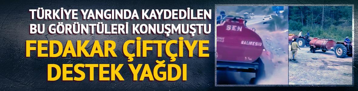 Türkiye bu görüntüleri konuşmuştu! Fedakar çiftçiye destek yağdı