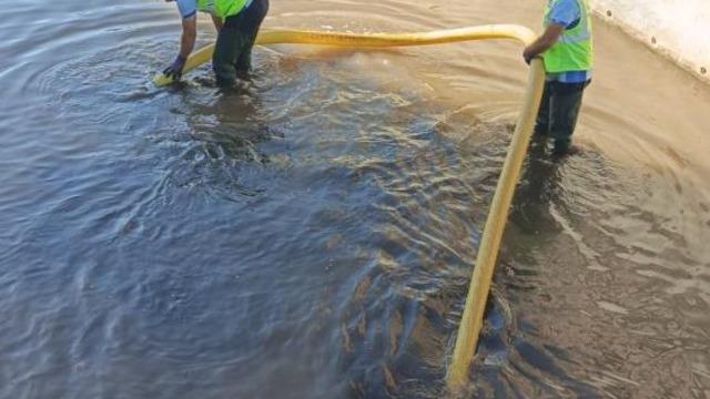 Marmaris'te kötü kokusu ve görüntüsüyle tepki toplayan dereler temizlendi