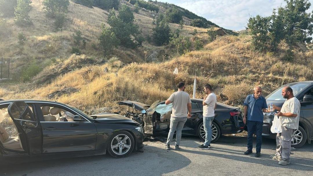 Tunceli’de zincirleme trafik kazası: 5 yaralı 1