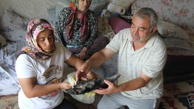 Yangında depoda sakladıkları 90 bin TL kül olan aile Merkez Bankası’na başvurdu