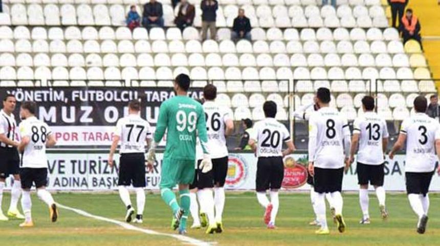 Manisaspor sahasında 'kaplan'
