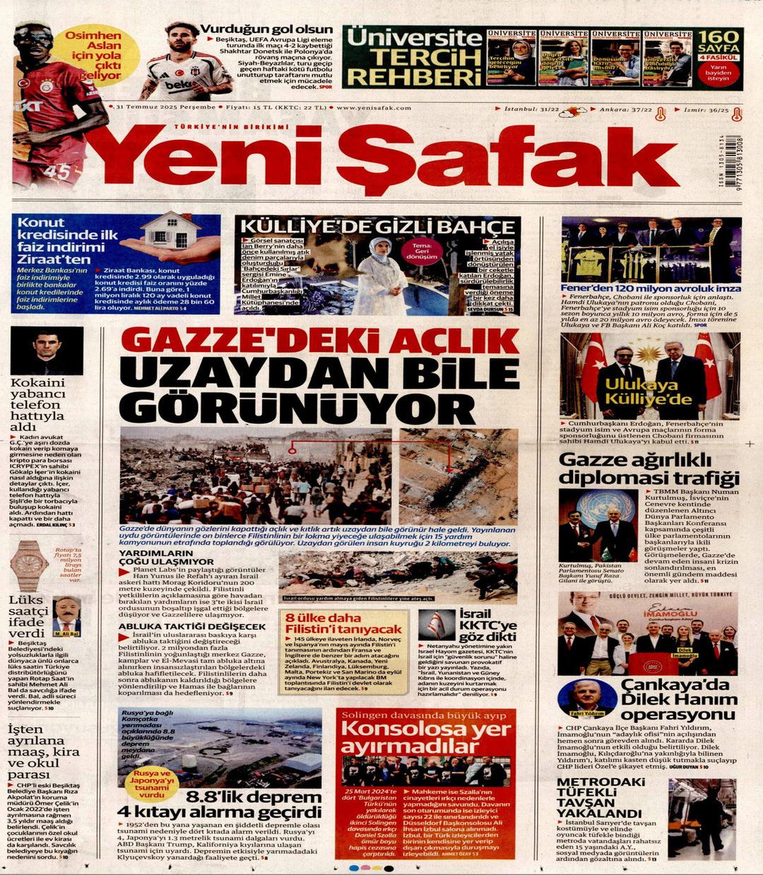 Yeni Şafak Gazetesi