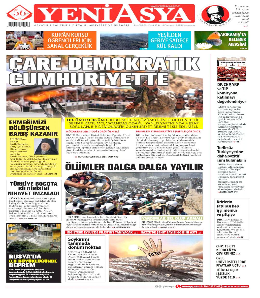 Yeni Asya Gazetesi