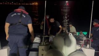 İzmir açıklarında 40 düzensiz göçmen yakalandı