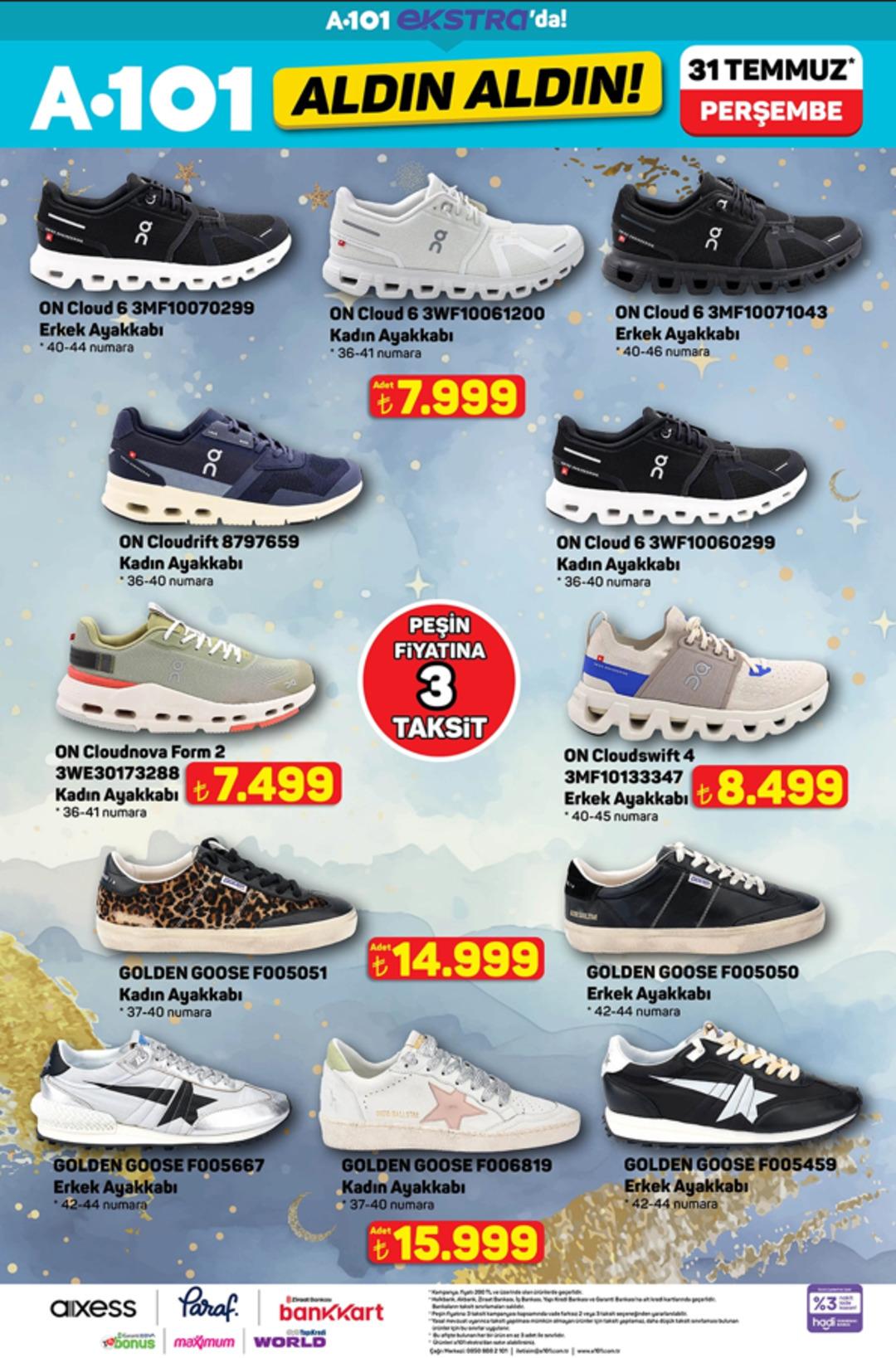 1200xauto A101'e New Balance ve Skechers spor ayakkabılar geliyor! İşte 31 Temmuz 2025 A101 Aldın Aldın Kataloğu
