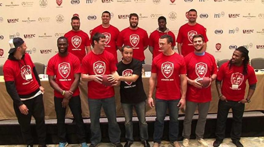 NFL yıldızları İstanbul'da