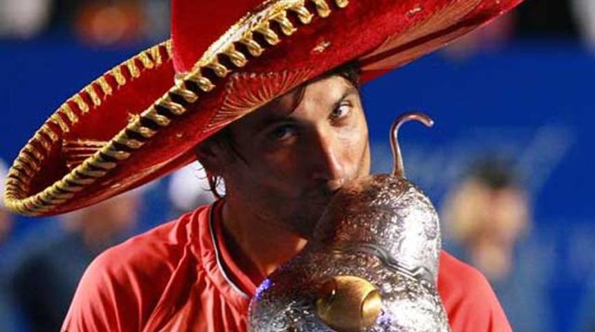 Meksika'da zafer David Ferrer'in