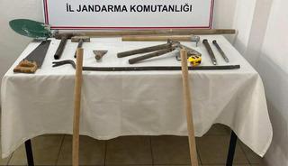 Kastamonu’da define avcılarına suç üstü baskın