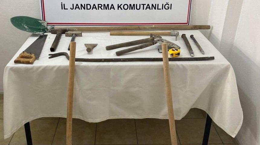 Kastamonu’da define avcılarına suç üstü baskın