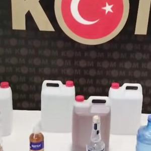 Kütahya'da sahte içki operasyonu