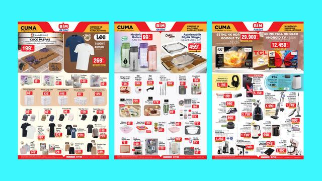 BİM'e Lee tişörtler geliyor! 1 Ağustos 2025 BİM Aktüel Kataloğu burada