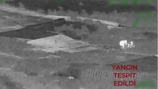 Adana'da orman kundakçıları İHA'ya suçüstü yakalandı! Yangını başlatma anları saniye saniye kaydedildi  