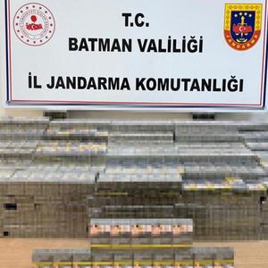 Batman'da bandrolsüz sigara ele geçirildi