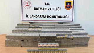 Batman'da bandrolsüz sigara ele geçirildi