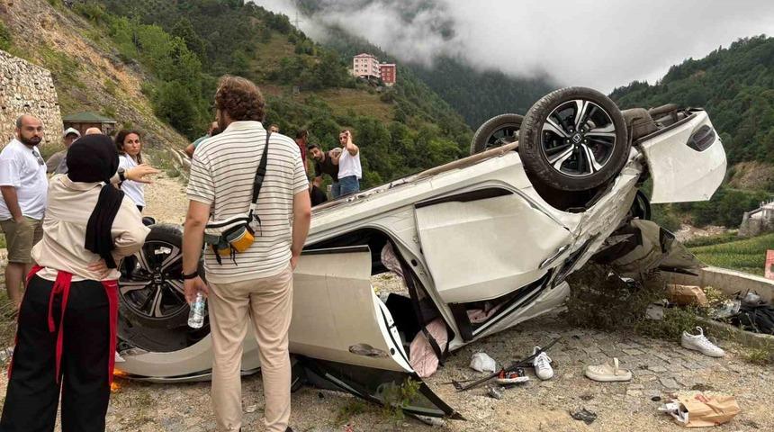 Göksu travertenlerinde trafik kazası: 4 yaralı