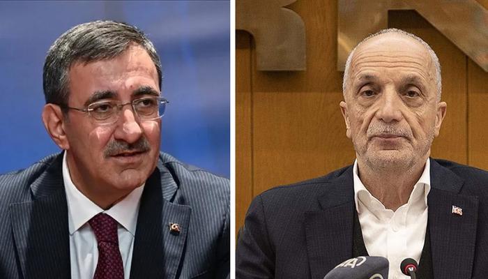 Cumhurbaşkanı Yardımcısı Yılmaz Türk- İş Başkanı ile görüştü