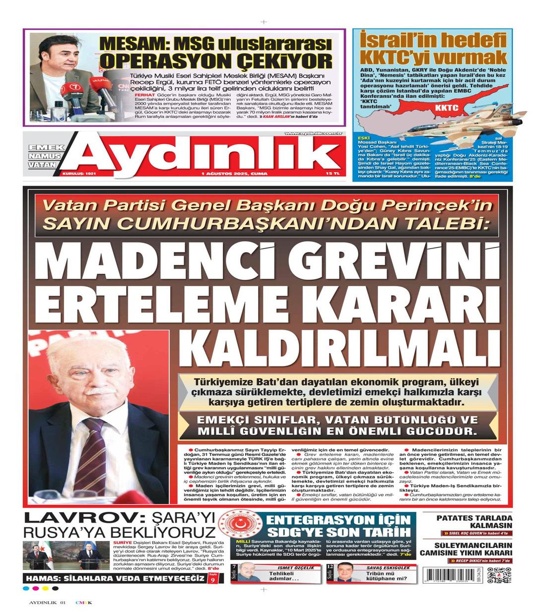 Aydınlık Gazetesi