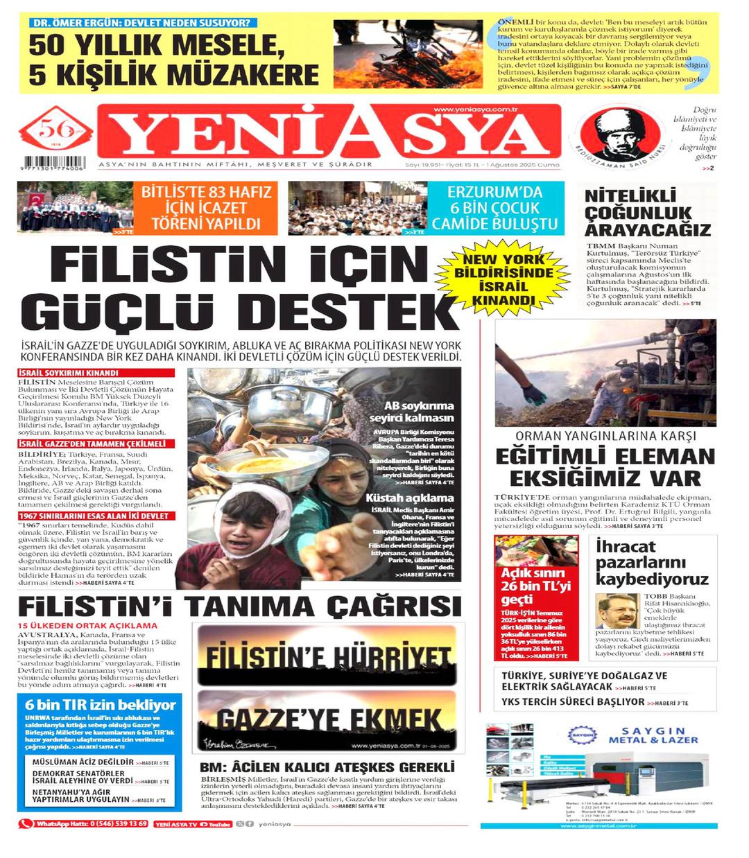Yeni Asya Gazetesi