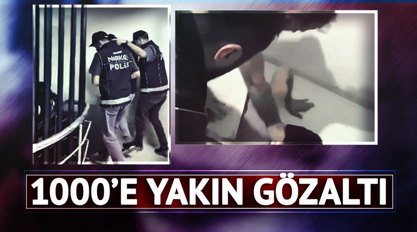 Son 10 gündür devam ediyordu: 1000'e yakın gözaltı! 70 ilde dev operasyonda ele geçirilenler dikkat çekti