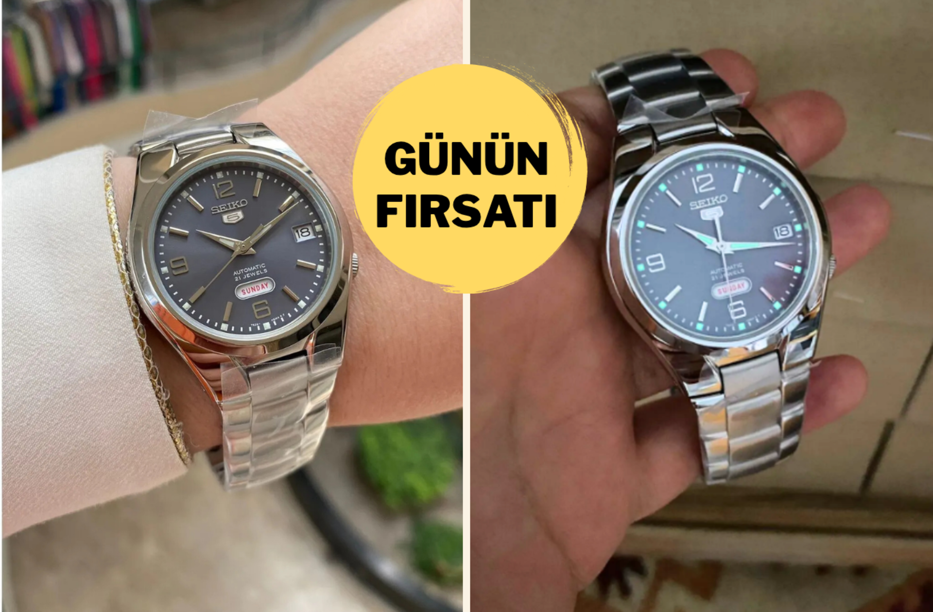 Her detayında “İyi ki” dedirten saat Seiko SNK621K indirime girdi