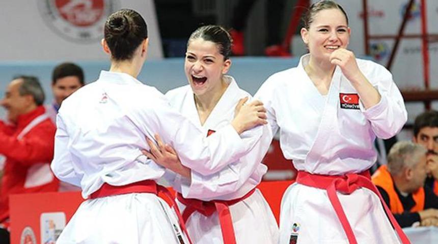 Karatede kadınlardan tarihi başarı