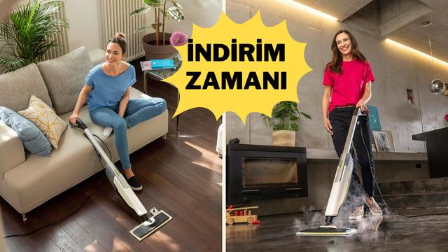 Buharın gücüyle derinlemesine temizlik! Kärcher SC 2 Upright Buharlı Temizleyici indirimde