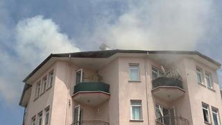 Ankara'da korkutan baca yangını