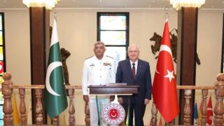 Bakan Güler, Pakistan Deniz Kuvvetleri Komutanı Oramiral Naveed Ashraf’ı kabul etti