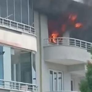 Bingöl'de apartman yangını