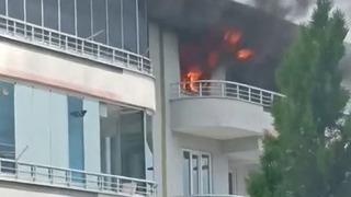 Bingöl'de apartman yangını