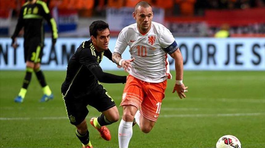 Wesley Sneijder, tarih yazdı