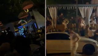 Alaçatı'da eğlence mekanında silahlı çatışma! Korku dolu anlar: Can havliyle kaçıştılar