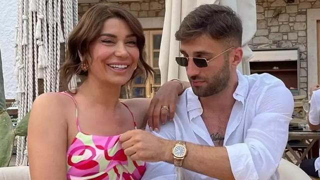 Ebru Şancı'nın videosundaki dekolte eşini rahatsız etti! Alpaslan Öztürk'ten Siler misin? mesajı geldi