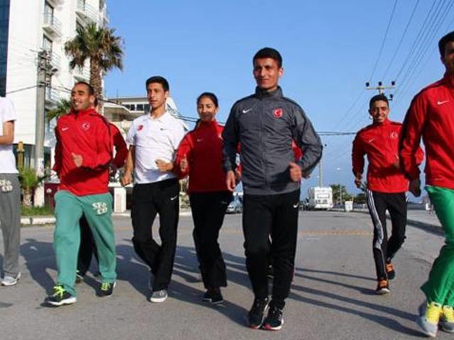 Yürüyüş Milli Takımı kampa girdi