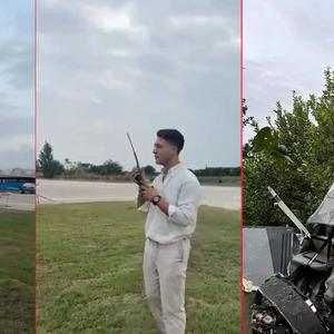 'Evet' derken düştü! Adana'da eğitim uçağı evlilik teklifi için havalanmıştı, o anlar kameraya yansıdı