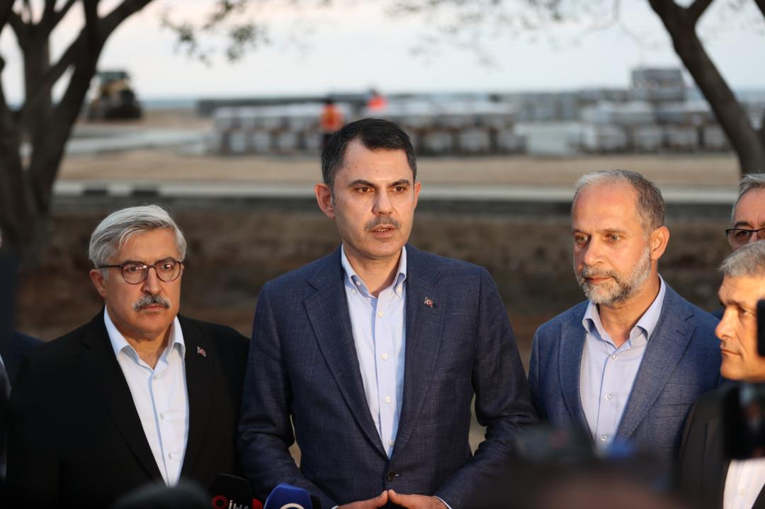 Bakan Kurum İskenderun sahilinde inceleme yaptı! ‘29 Ekim’de tamamlanacak’ 3