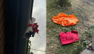 Kayseri’de atılan roket evin çatısına düştü!