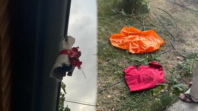 Kayseri’de atılan roket evin çatısına düştü! Yaşlı çift neye uğradığını şaşırdı